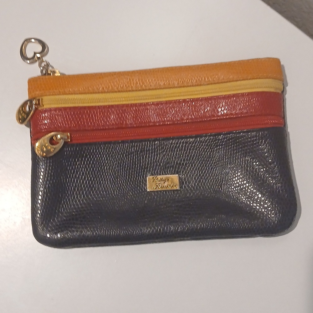 Botegga Fiorentina Wallet Clutch Luxe Shimmery Soft Leather Italian
